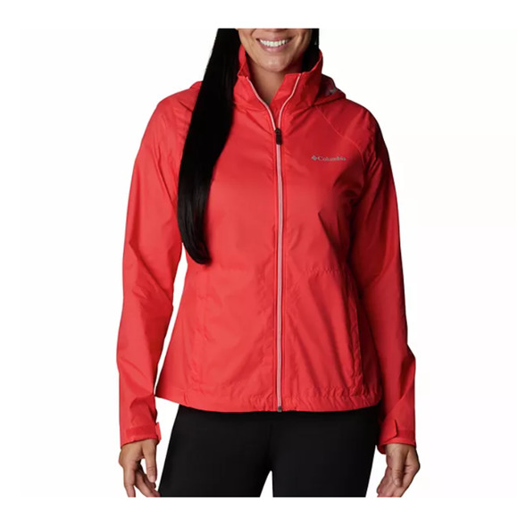 Columbia Jackets & Coats Columbia Red Windbreaker Hooded Rain
